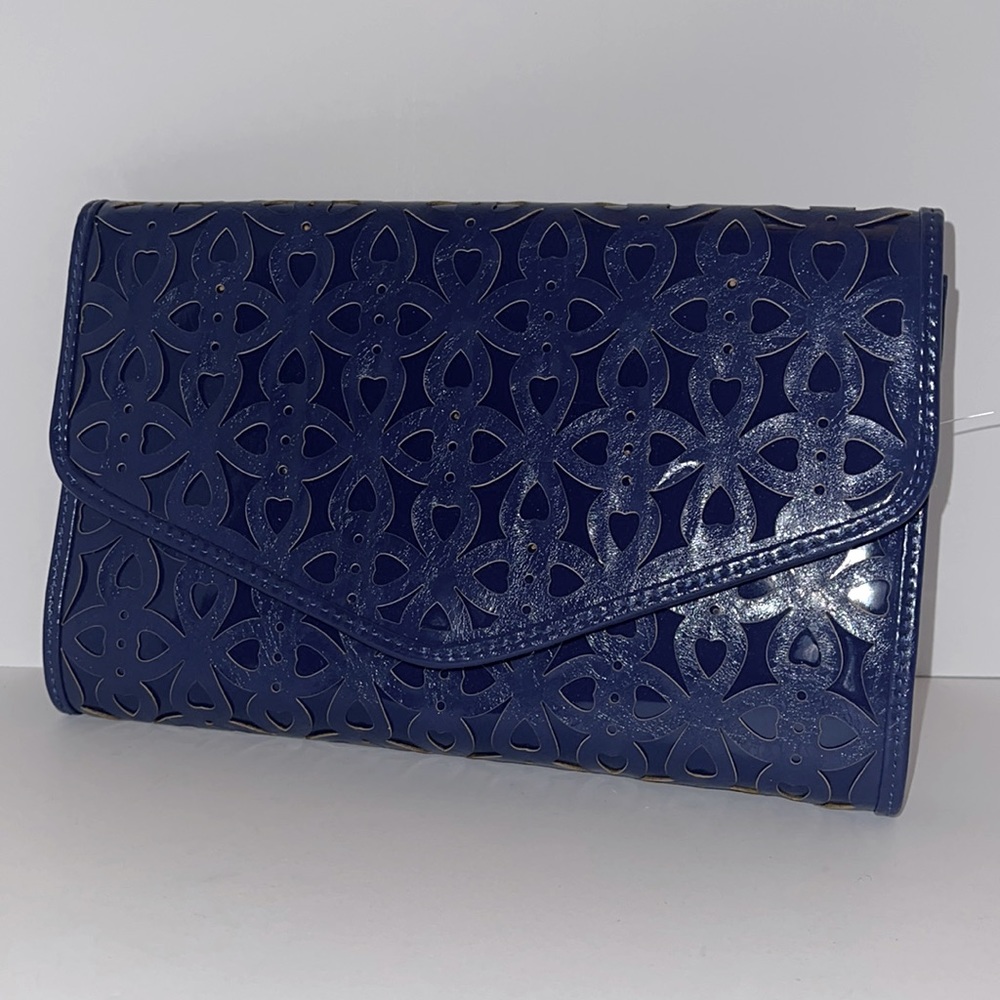 Cute blue clutch